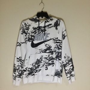 White NIKE hoodie “The Force is Female”